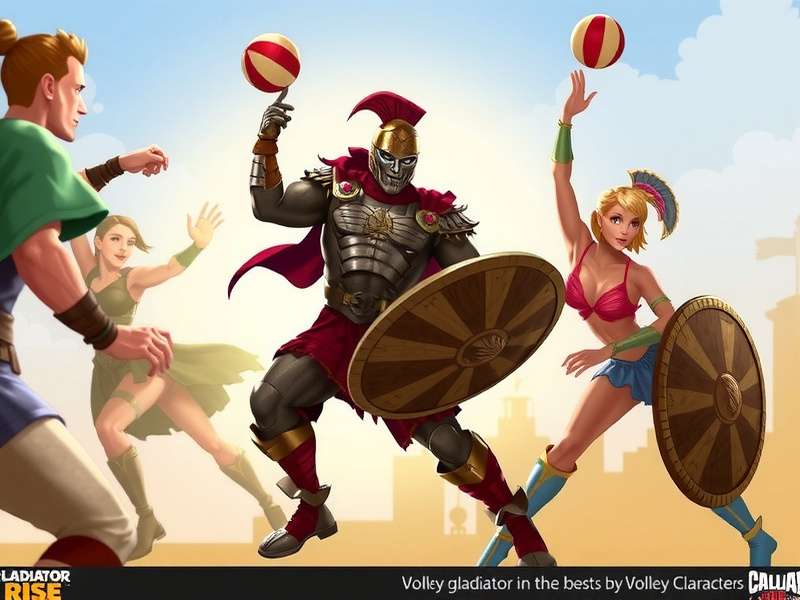 Volley Gladiator Rise Characters